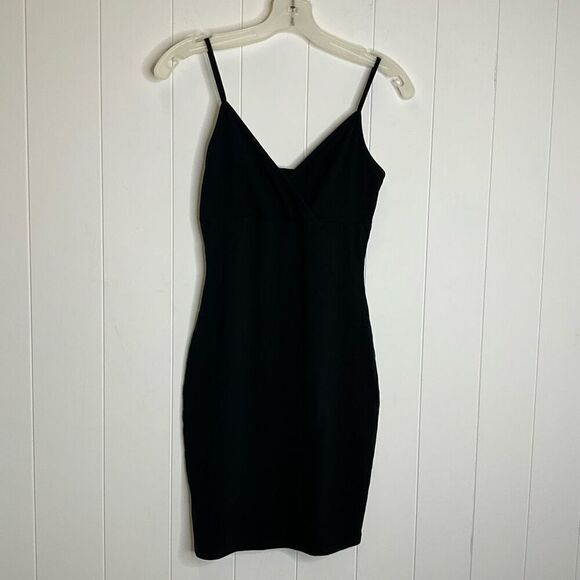 Wild Fable Women’s Medium Spaghetti Strap Stretch Black Mini Dress - Picture 1 of 9